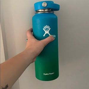 Blue and Green Hydroflask
